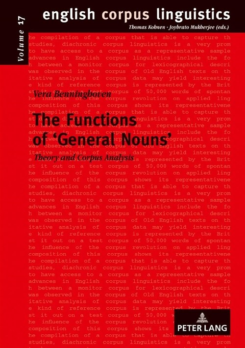 The Functions of: Theory and Corpus Analysis (Hardcover)