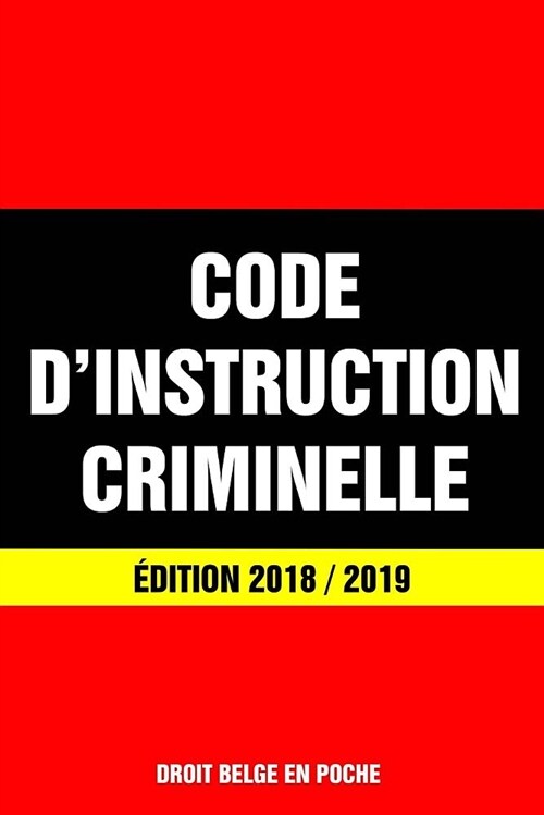 Code dInstruction Criminelle - (Paperback)