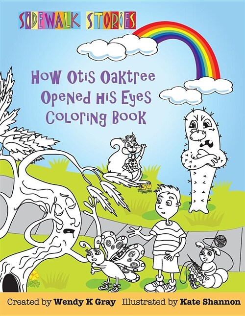 Sidewalk Stories: How Otis Oaktree Opened His Eyes Coloring Book (Paperback)
