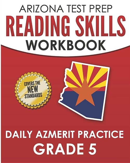 Arizona Test Prep Reading Skills Workbook Daily Azmerit Practice Grade 5: Preparation for the Azmerit Ela Tests (Paperback)