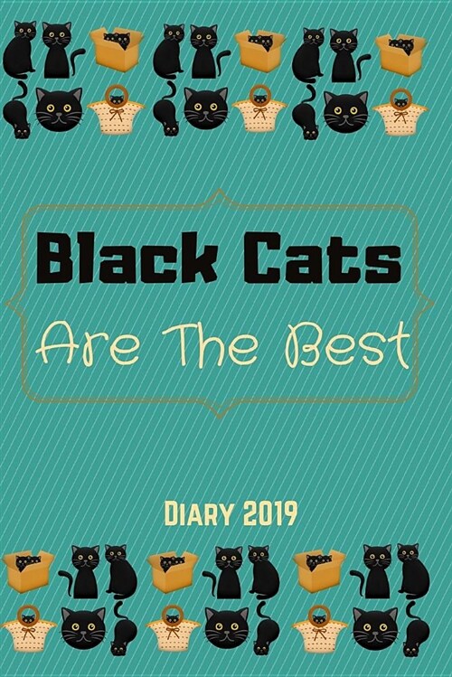 Diary 2019: Black Cats Are the Best (Paperback)