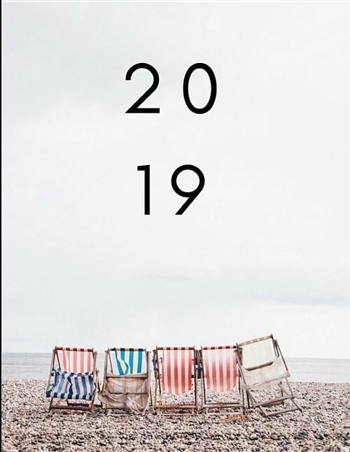 2019: Week to View Diary (Agenda Planner with Goal Planning and Notes Pages) Classic British Seaside Design (Paperback)