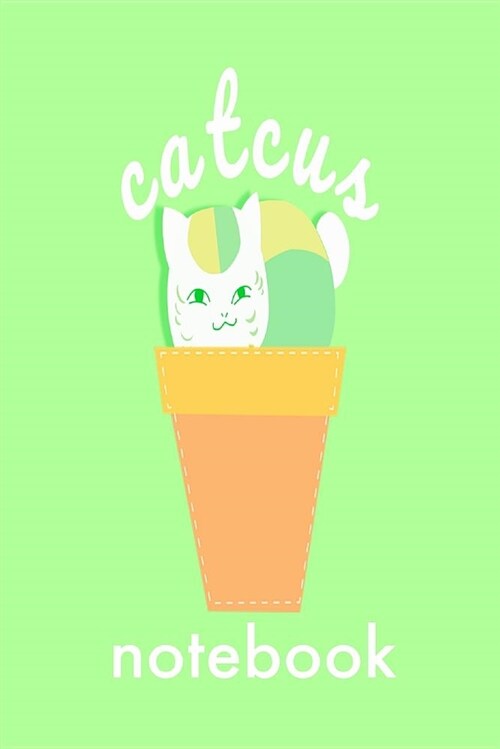 Catcus Notebook: Cat Homework Book Notepad Composition and Journal Diary (Paperback)