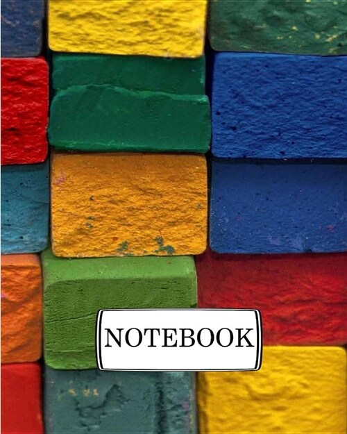 Notebook: Brick: Pocket Diary, Lined pages (Composition Book Journal) (8 x 10) (Paperback)