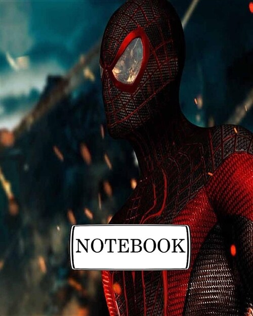 Notebook: Spider man: Pocket Diary, Lined pages (Composition Book Journal) (8 x 10) (Paperback)