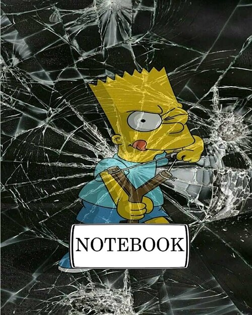 Notebook: Simpson: Pocket Diary, Lined pages (Composition Book Journal) (8 x 10) (Paperback)