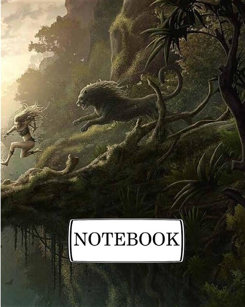 Notebook: Jump: Pocket Diary, Lined pages (Composition Book Journal) (8 x 10) (Paperback)