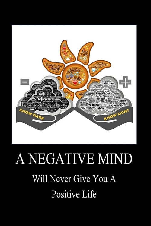 A Negative Mind Will Never Give You a Positive Life: Undated 52 Week Planner and Gratitude Journal (Paperback)