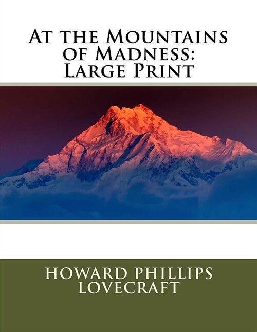 At the Mountains of Madness: Large Print (Paperback)