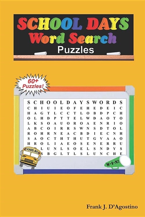 School Days Word Search Puzzles (Paperback)