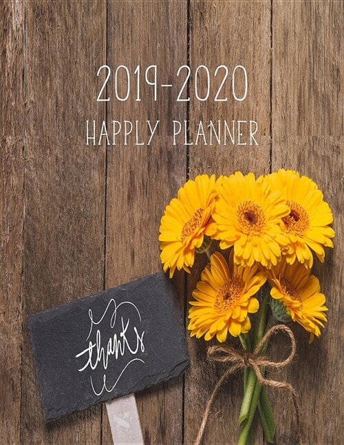 2019-2020 Happy Planner: 2 year calendar 2019-2020-24 Months Calendar, Monthly Schedule Organizer- Two year planner- Weekly Monthly Planner (Paperback)