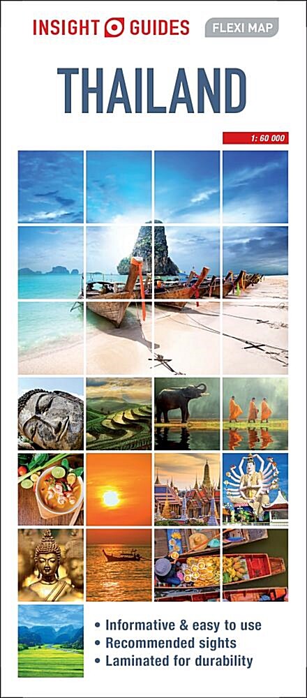 Insight Guides Flexi Map Thailand (Sheet Map, 2 Revised edition)
