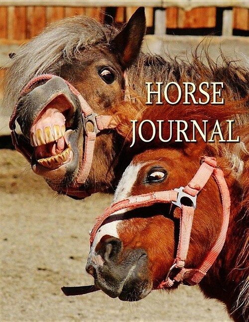 Horse Journal: 100 Lined Pages 8.5 X 11 (Paperback)