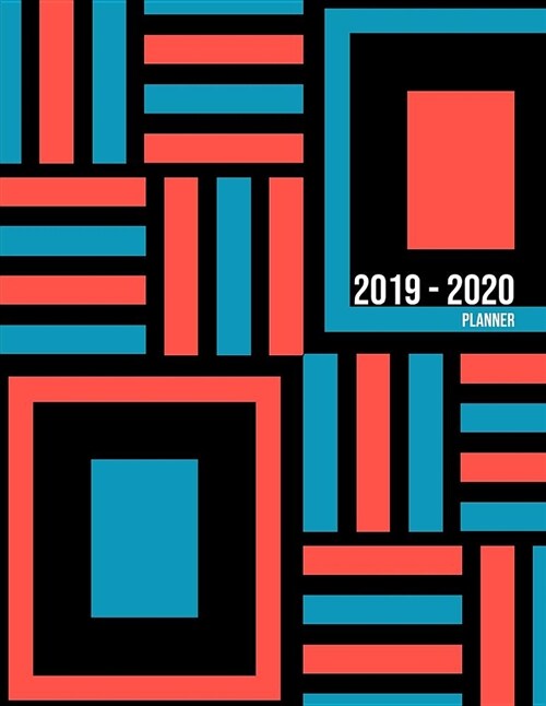 2019 - 2020 Planner: 2 Years Weekly Calendar Organizer for Daily Personal, Holidays and Work Event Schedules with Priorities and Notes Sect (Paperback)
