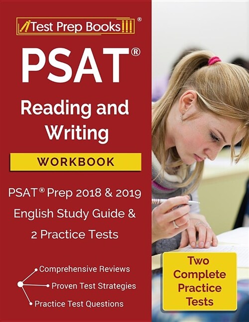 PSAT Reading and Writing Workbook: PSAT Prep 2018 & 2019 English Study Guide & 2 Practice Tests (Paperback)