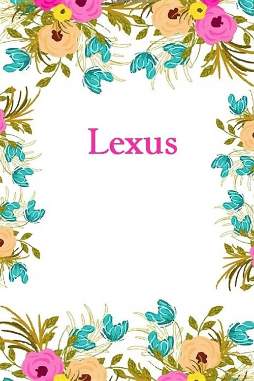 Lexus: Lexus Journal Diary Notebook (Paperback)