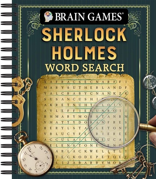 Brain Games - Sherlock Holmes Word Search (Spiral)