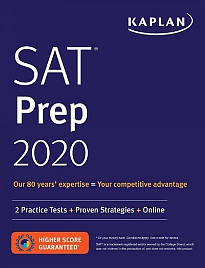 SAT Prep 2020: 2 Practice Tests + Proven Strategies + Online (Paperback)