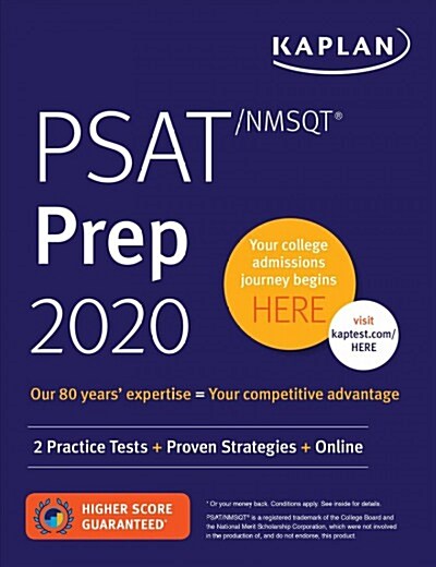 [중고] Psat/NMSQT Prep 2020: 2 Practice Tests + Proven Strategies + Online (Paperback)