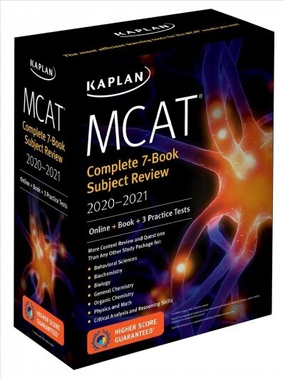 MCAT Complete 7-Book Subject Review 2020-2021: Online + Book + 3 Practice Tests (Paperback)