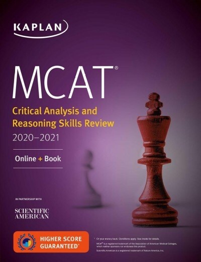 MCAT Critical Analysis and Reasoning Skills Review 2020-2021: Online + Book (Paperback)