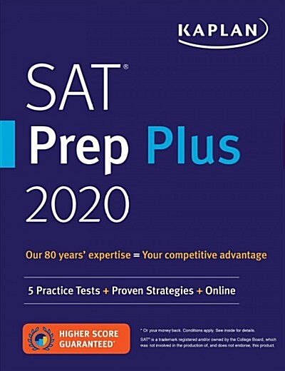 SAT Prep Plus 2020: 5 Practice Tests + Proven Strategies + Online (Paperback)