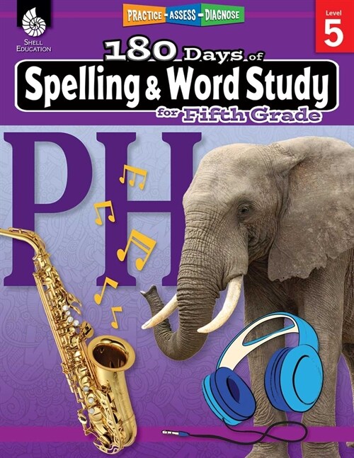 180 Days of Spelling and Word Study for Fifth Grade: Practice, Assess, Diagnose (Paperback)