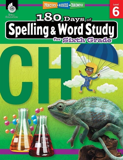 180 Days of Spelling and Word Study for Sixth Grade: Practice, Assess, Diagnose (Paperback)