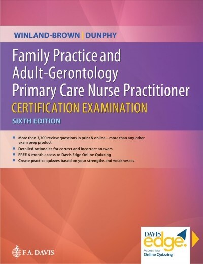 Family Practice and Adult-Gerontology Primary Care Nurse Practitioner Certification Examination (Paperback, 6)