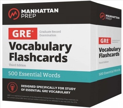500 Essential Words: GRE Vocabulary Flashcards Including Definitions, Usage Notes, Related Words, and Etymology (Other, 3)