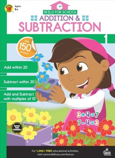 Skills for School Addition & Subtraction, Grade 1 (Paperback)