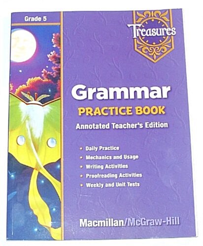 Treasures Grade 5 : Grammar Practice Book (Paperback, Teachers Edition)