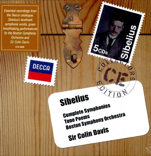 [수입] 시벨리우스 : 교향곡 전곡 & 교향시 [5CD]