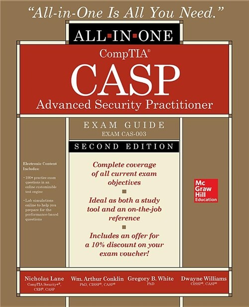 Casp+ Comptia Advanced Security Practitioner Certification All-In-One Exam Guide, Second Edition (Exam Cas-003) (Paperback)