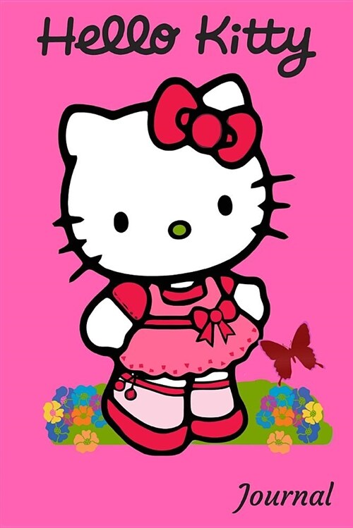 Journal: An 80 Page Hello Kitty Themed Colorful Diary and Notebook (Paperback)