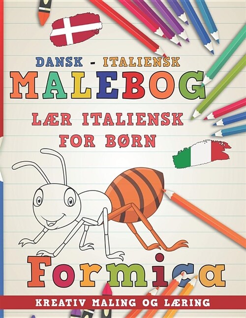 Malebog Dansk - Italiensk I L (Paperback)