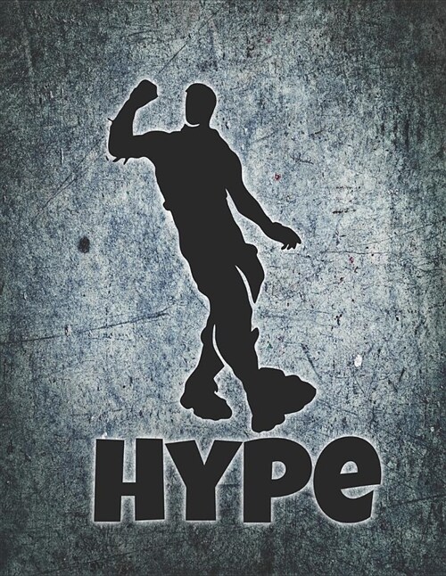 Hype Notebook: Medium College Ruled Notebook, 120 Page, Lined 8.5 X 11 in (21.59 X 27.94 CM) (Paperback)