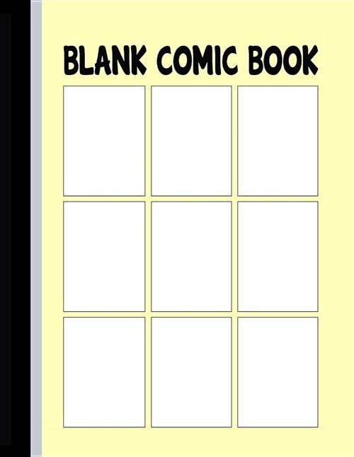 Blank Comic Book: Panels for Drawing Your Own Comic (Paperback)