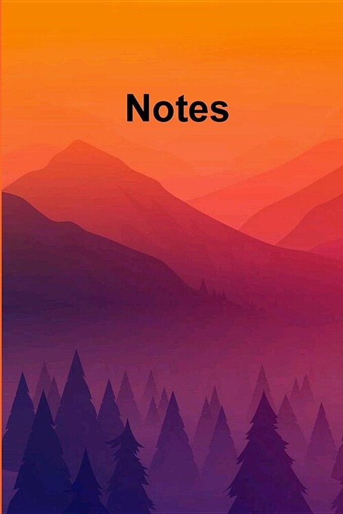 Notes: 120 Page Blank Lined College Ruled Journal/Notebook (Paperback)