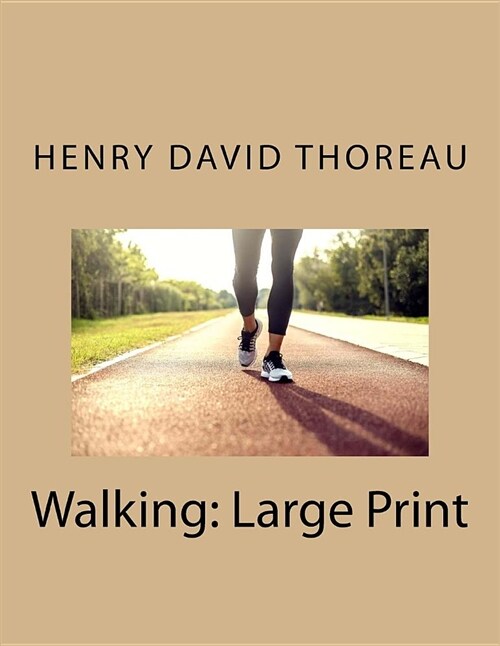 Walking: Large Print (Paperback)