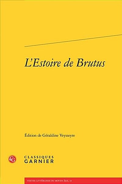 LEstoire de Brutus (Paperback)