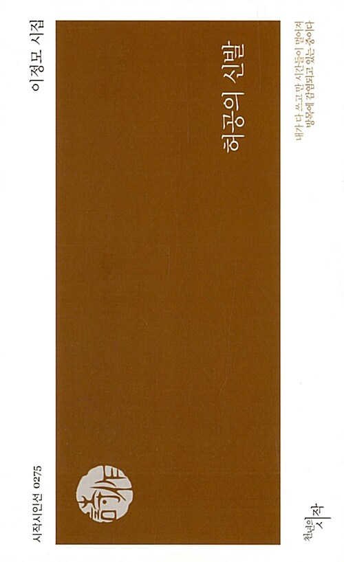 허공의 신발 : 이정모 시집 표지이미지