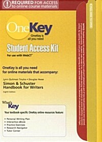 Simon & Schuster Handbook for Writers Onekey WebCT, Student Access Kit (Pass Code, 8th)