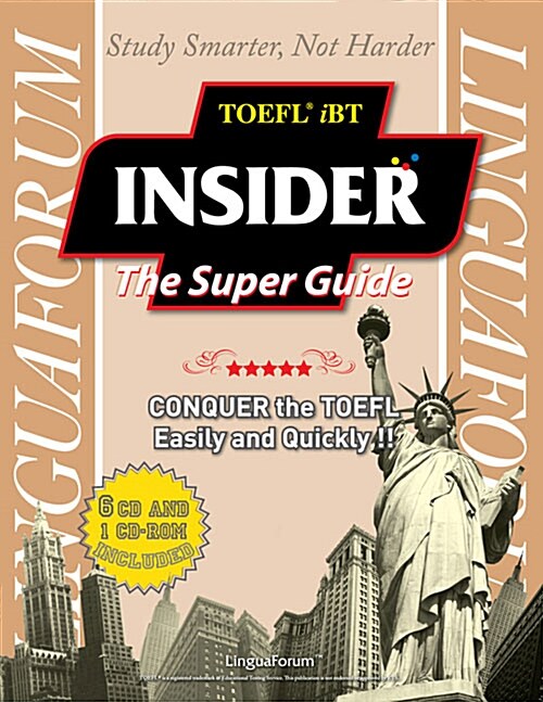 TOEFL iBT INSIDER The Super Guide (책 + CD 6장 + CD-Rom 1장)