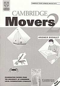 [중고] Cambridge Movers 2 Answer Booklet : Examination Papers from the University of Cambridge Local Examinations Syndicate (Paperback)