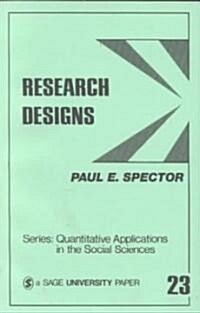 Research Designs (Paperback)