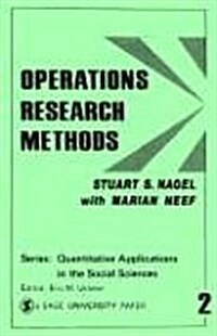 Operations Research Methods: As Applied to Political Science and the Legal Process (Paperback)