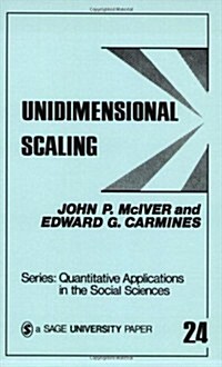 Unidimensional Scaling (Paperback)