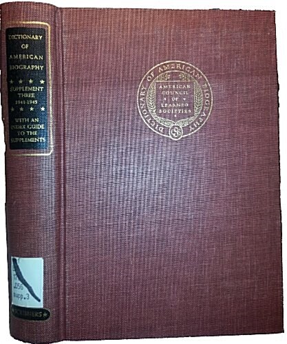 Dictionary of American Biography, 1941-45 (Hardcover)