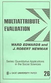 Multiattribute Evaluation (Paperback)